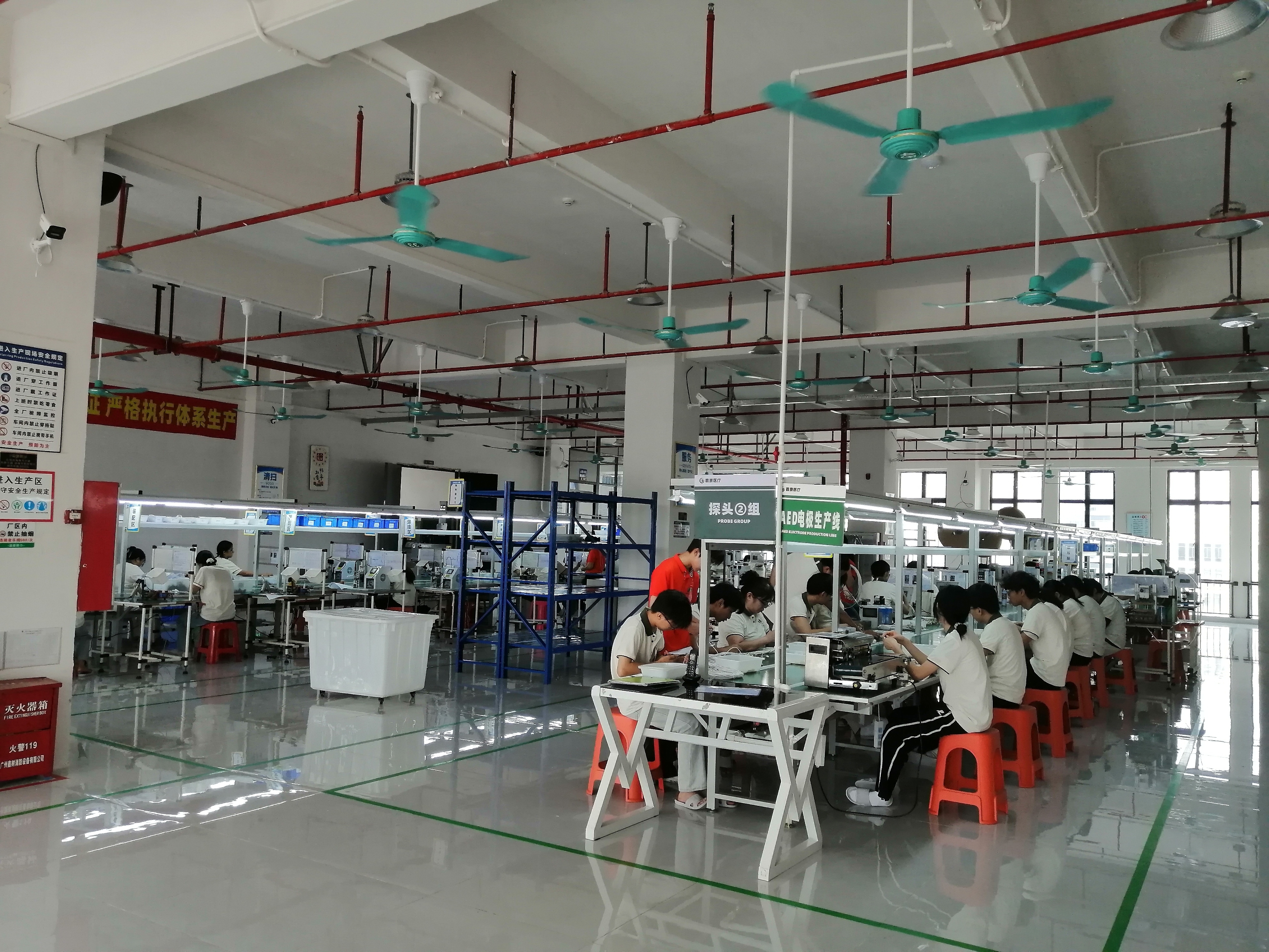 Huizhou Xinkang Medical Equipment Co., Ltd. factory production line