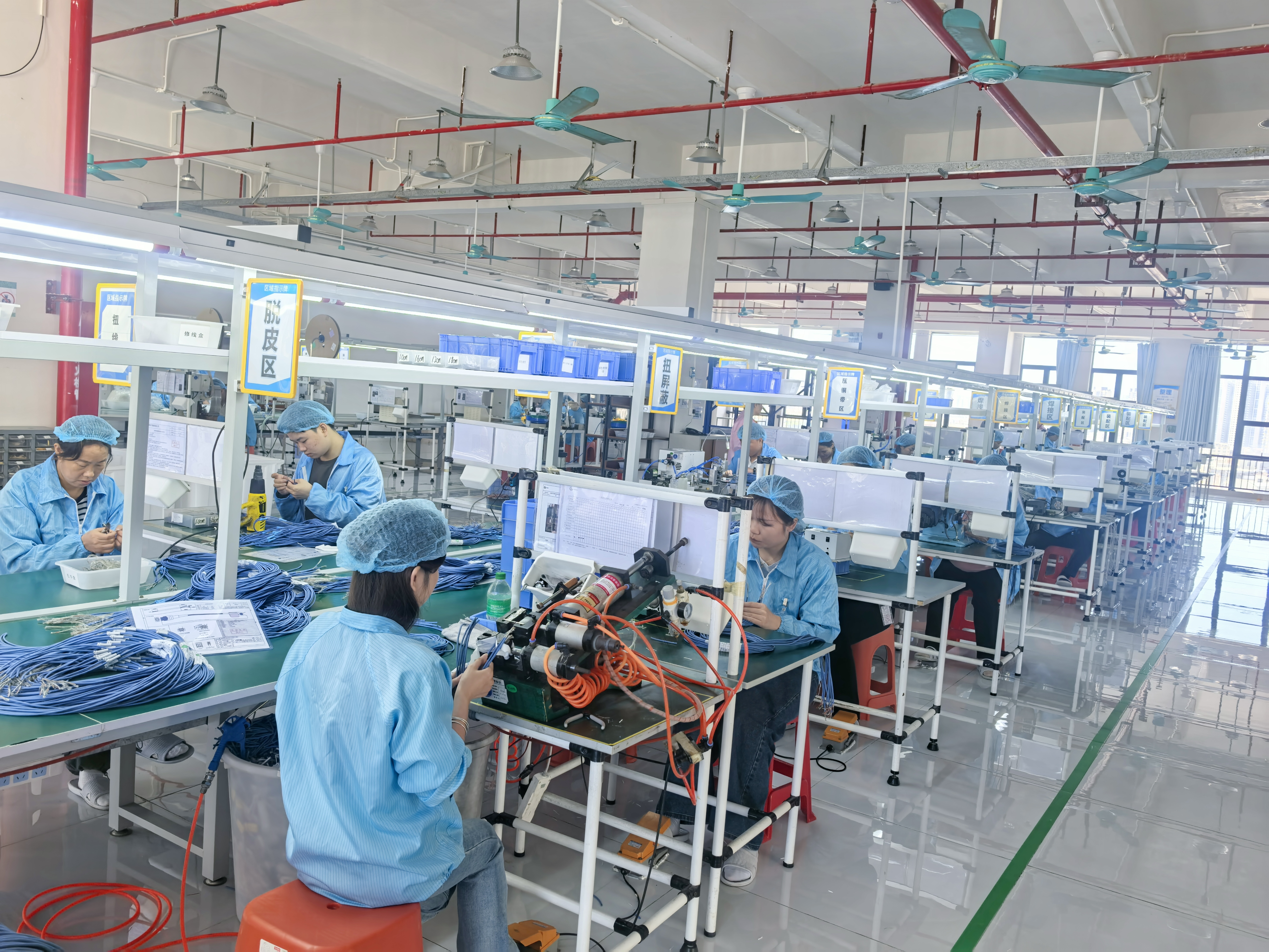XINKANG MEDICAL INSTRUMENT CO.,LTD. factory production line