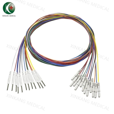 Diameter 10 mm EEG-kabels Internationaal 10-20 System Elektrode plaatsing