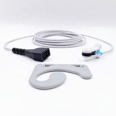 Compatiable  DB9 7Pin  Adult Ear Clip Spo2 Sensor