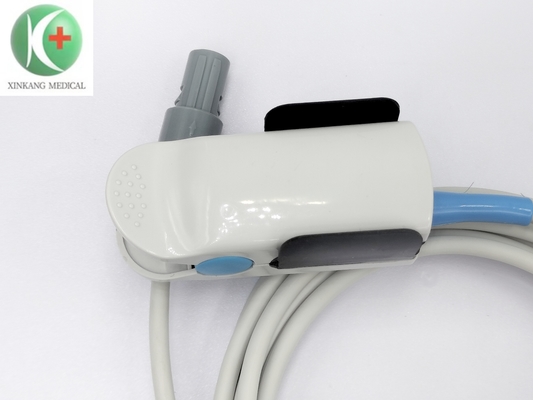 40 Degree Reusable Adult Finger Clip Spo2 Sensor 6Pin Compatible Mindray