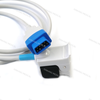 Medical Consumables Reusable Spo2 Sensor Pediactric Clip 10 Pin Compatible GE
