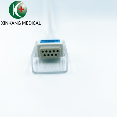 Cable de extensión para sensor Spo2 médico TPU de 8 pines compatible con HP