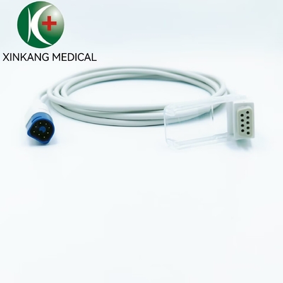 Cable de extensión para sensor Spo2 médico TPU de 8 pines compatible con HP