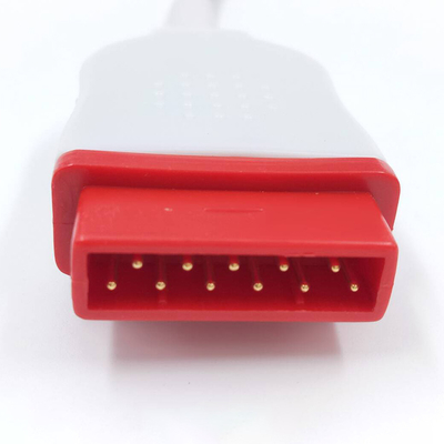 Cable adaptador de transductor Ibp GE de alta frecuencia de 11 pines para transductor BD
