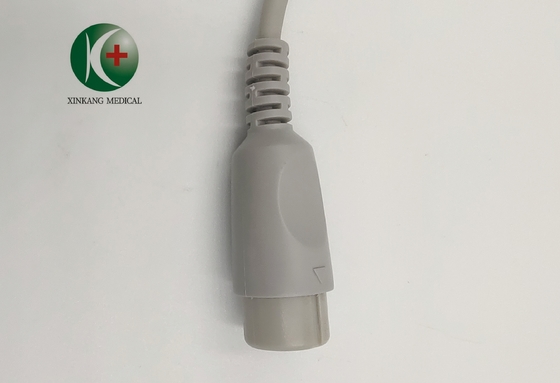 TPU Material Medical IBP Cables 12 Pin 3mt Gray And Red Color