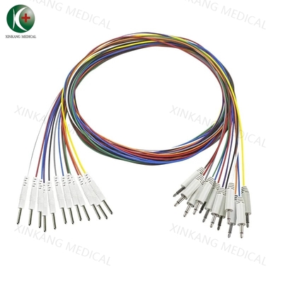Monitoring EKG Kabels en looddraden 0,8 mm looddiameter van blik kopermateriaal