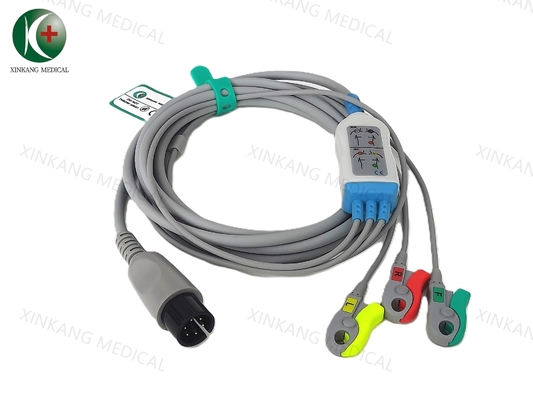 Festgel-Klebstoff-EKG-Elektrodenkabel für genaue Messwerte ISO-Zertifizierung