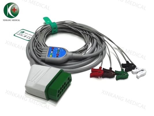 Anpassbares EKG-Ableitungskabel kompatibel mit Patientenmonitoren
