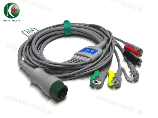 Anpassbares EKG-Ableitungskabel kompatibel mit Patientenmonitoren