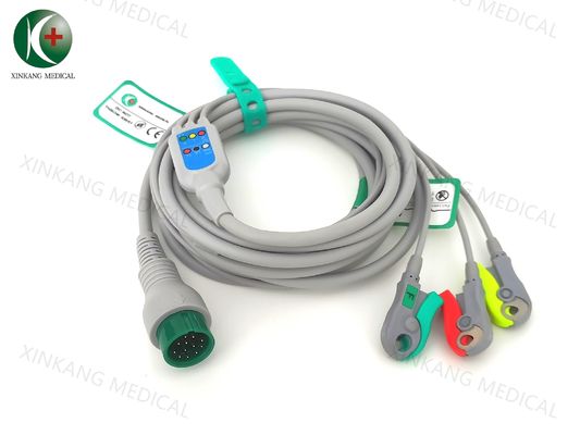 Compatible Bistos ECG cable 3leads Clip IEC