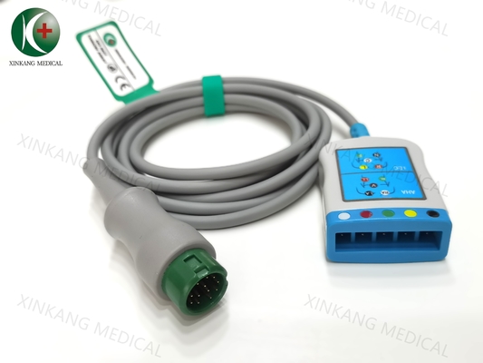 Cable ECG de monitorización integrada de 5 derivaciones, esencial para profesionales médicos