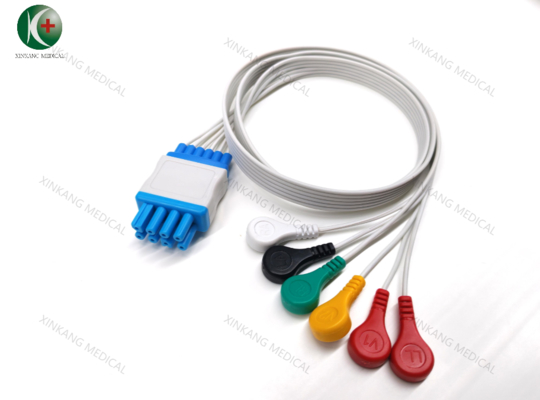 1.5 Meters ECG Monitor Cable for 5 Leads State of the Art Monitoring Technology