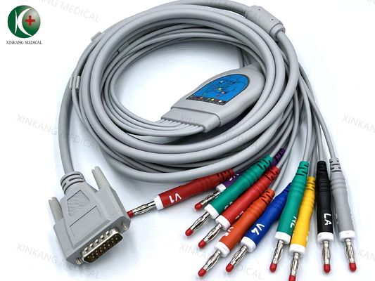 Compatible Mindray Ekg Cable 10 leads banana Type AHA