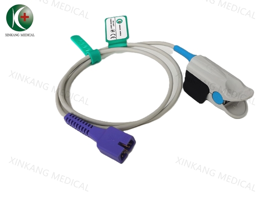 Compatible Nihon Kohden 14Pin  Reusable Adult Clip Spo2 Sensor 3 Meter