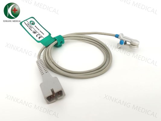 Compatible Nihon Kohden 14Pin  Reusable Adult Clip Spo2 Sensor 3 Meter