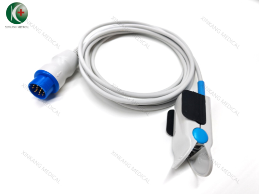 Adult Clip Reusable Spo2 Sensor 7 Pin Compatible Siemens