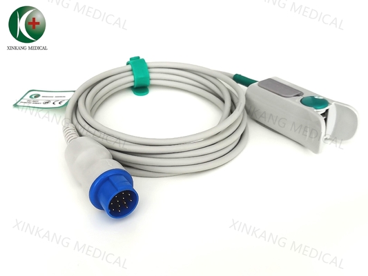 Adult Clip Reusable Spo2 Sensor 7 Pin Compatible Siemens