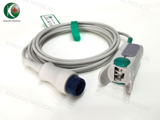 Sensor Spo2 médico reutilizable de 7 pines para adulto con clip de oreja compatible con Nellcor