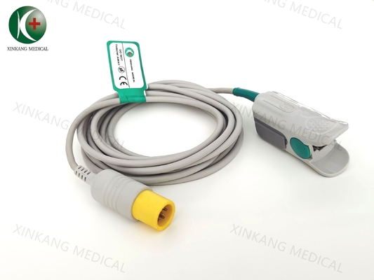 8 Pin Connector επαναχρησιμοποιήσιμος αισθητήρας Spo2 με μήκος κύματος αισθητήρα 660/905