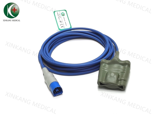 Sonda de sensor Spo2 para dedo adulto Db9 da Nihon Kohden, reutilizável
