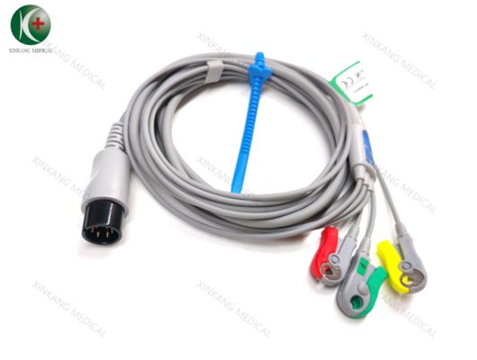 Compatible Mindray 6Pin One-piece 3Leads Clip IEC