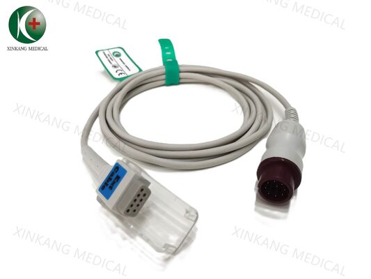 Compatible Biolight Ntype 9Pin  Spo2 Extension Cable