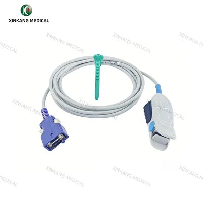 Compatible Nellcor 14 Pin Oximax Direct Spo2 Sensor Adult Finger Clip 2.8M 