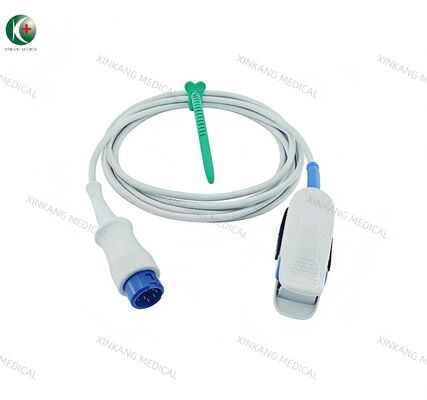 Compatible Mindray T5 7Pin Direct Spo2 Sensor Adult Finger Soft 2.8M