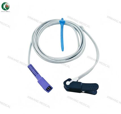 Compatible Nellcor 9Pin Direct Spo2 Sensor Adult Adult Ear Clip 2.8M