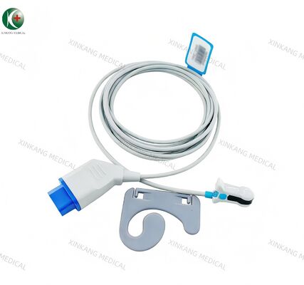 Compatible Nihon Kohden 14Pin Direct Spo2 Sensor Adult Adult Ear Clip 2.8M