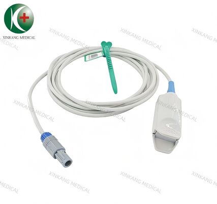 Compatible Yonker 6 Pin 40 Degree Direct Spo2 Sensor Adult Finger Clip 2.8M