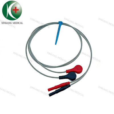 Compatible Din Type 2-Lead ECG Leadwire