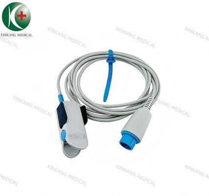 Compatible Biolight digital 9 Pin Direct Spo2 Sensor Adult Finger Clip 2.8M