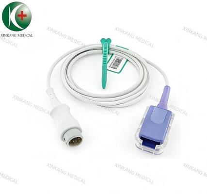 Compatible Mindray BeneView T5 T8 Oximax 8 Pin Spo2 Extension Cable to DB9 2M