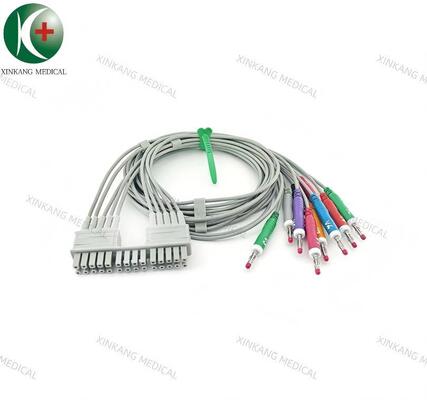 Compatible Mortara ELI230 10 Leads EKG Leadwire Banana Type IEC
