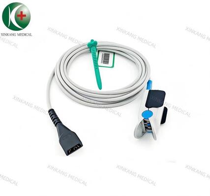 Compatible Nonin 7 Pin  Direct Spo2 Sensor Adult Finger Clip 2.8M