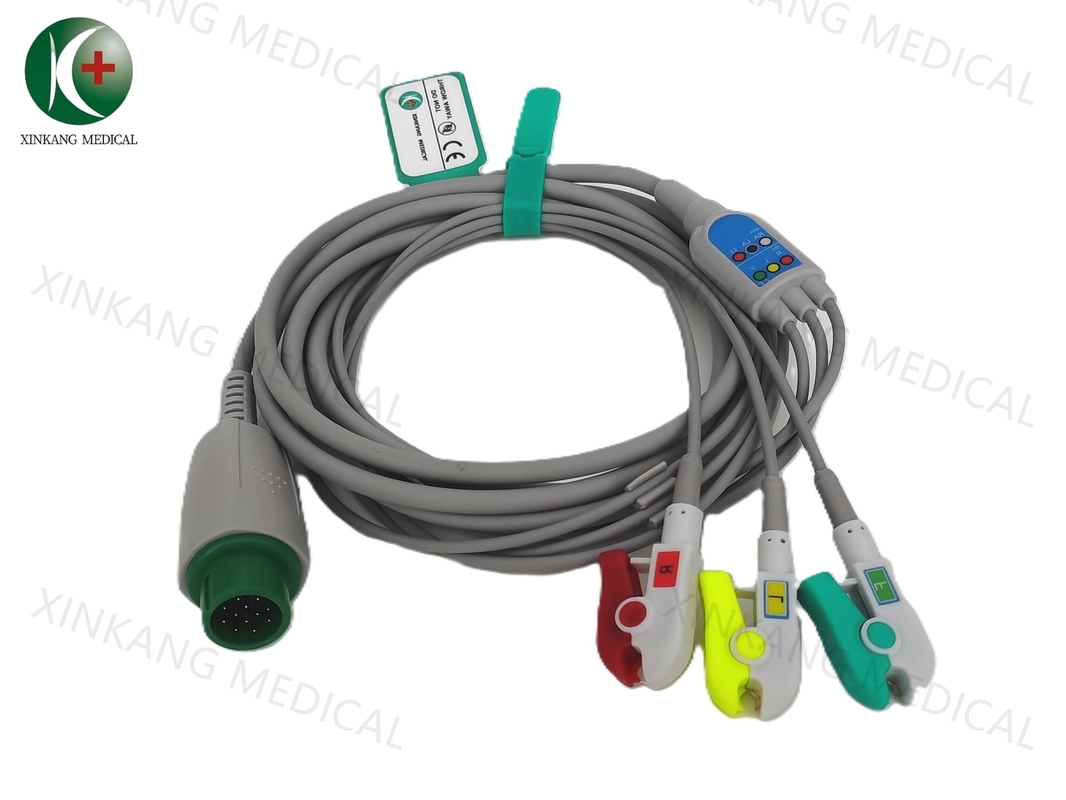 CE 3.0/4.0 Nadelelektrodenkabel mit Gel / Aggressivgelklebstoff
