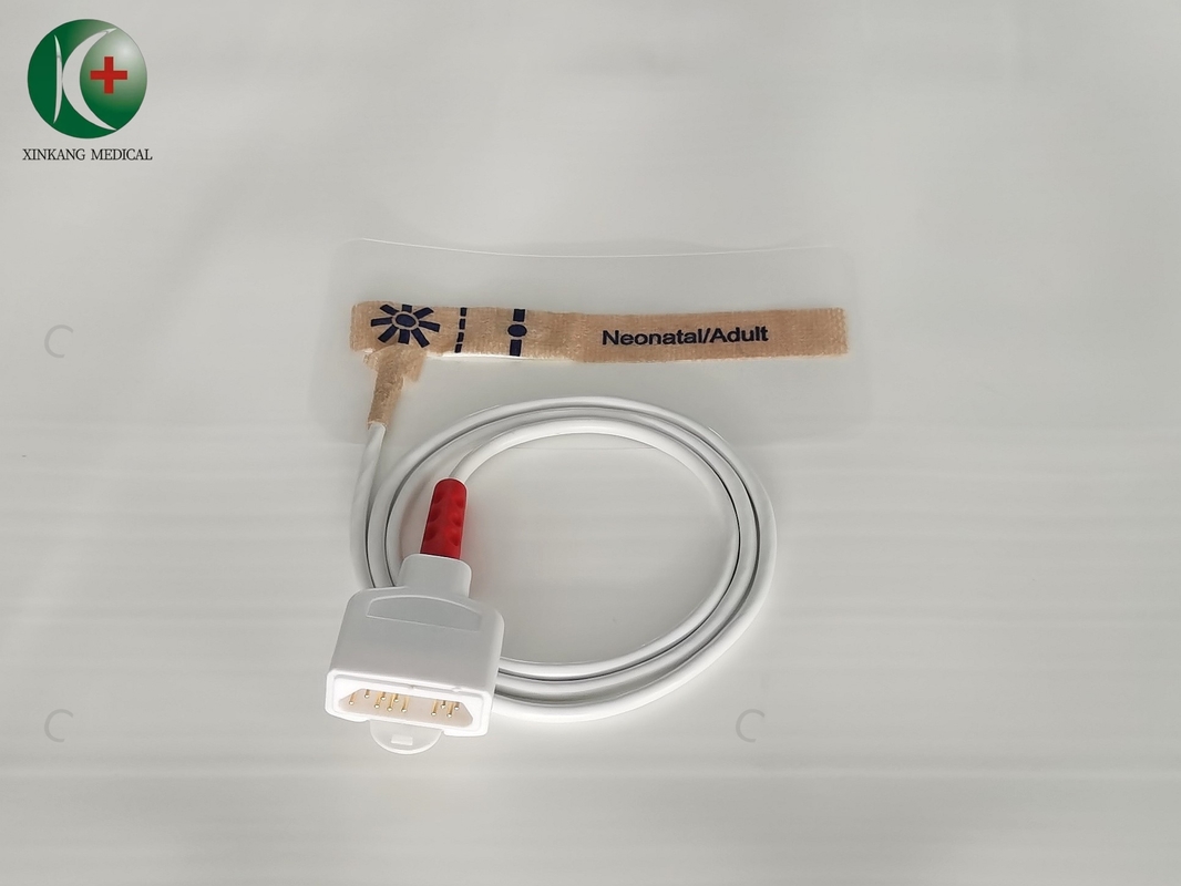 Sensor de Spo2 desechable de 8 pines compatible Philips Tipo textil para adultos