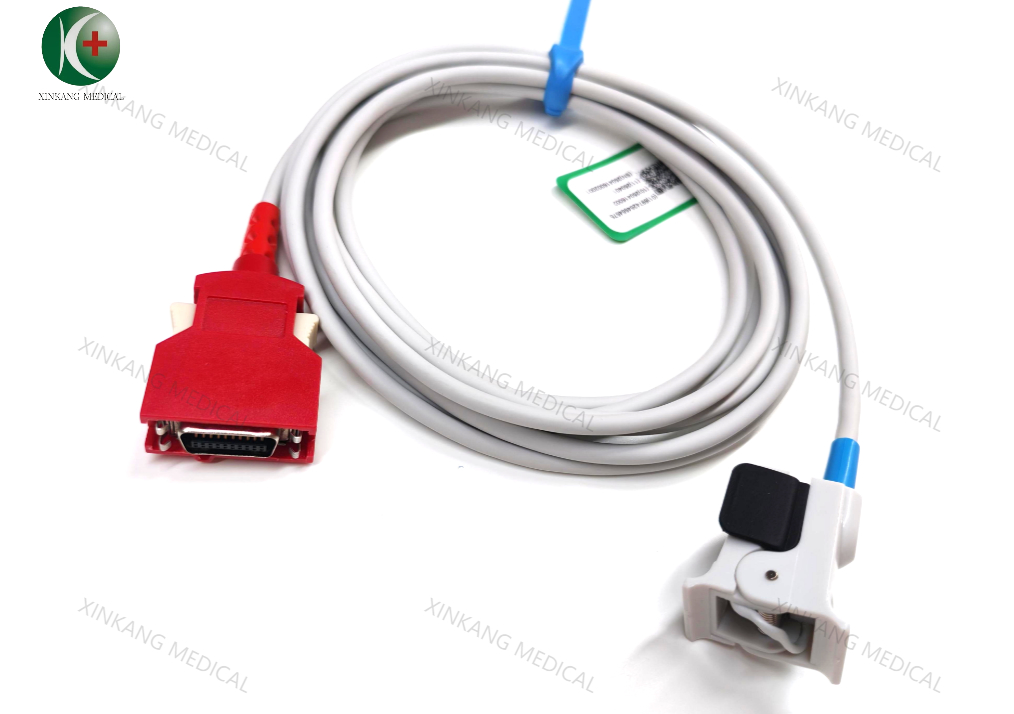 OEM-monitors Medische Spo2 sensor Volwassen vinger Type Soft 9 Pin
