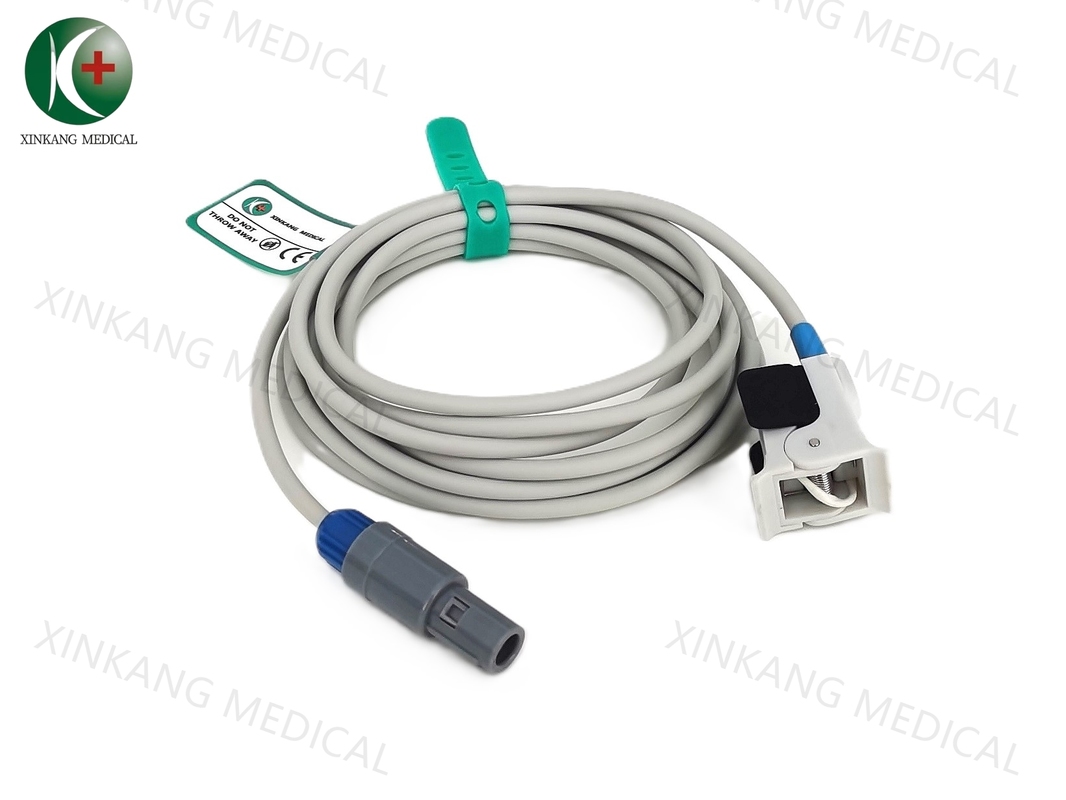 Secure Fit for Infant With Compatible Mindray 6-Pin 40° Pediatric Child Finger Clip  Reusable Medical Sensor