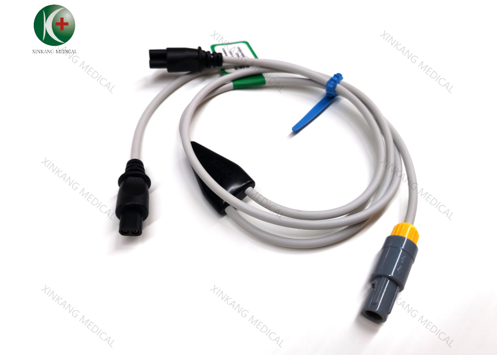 Temperature Probes Compatible Fisher&Paykel  900MR805 Adapter Cable,4Pin80 degree to Double 3Pin & 2pin