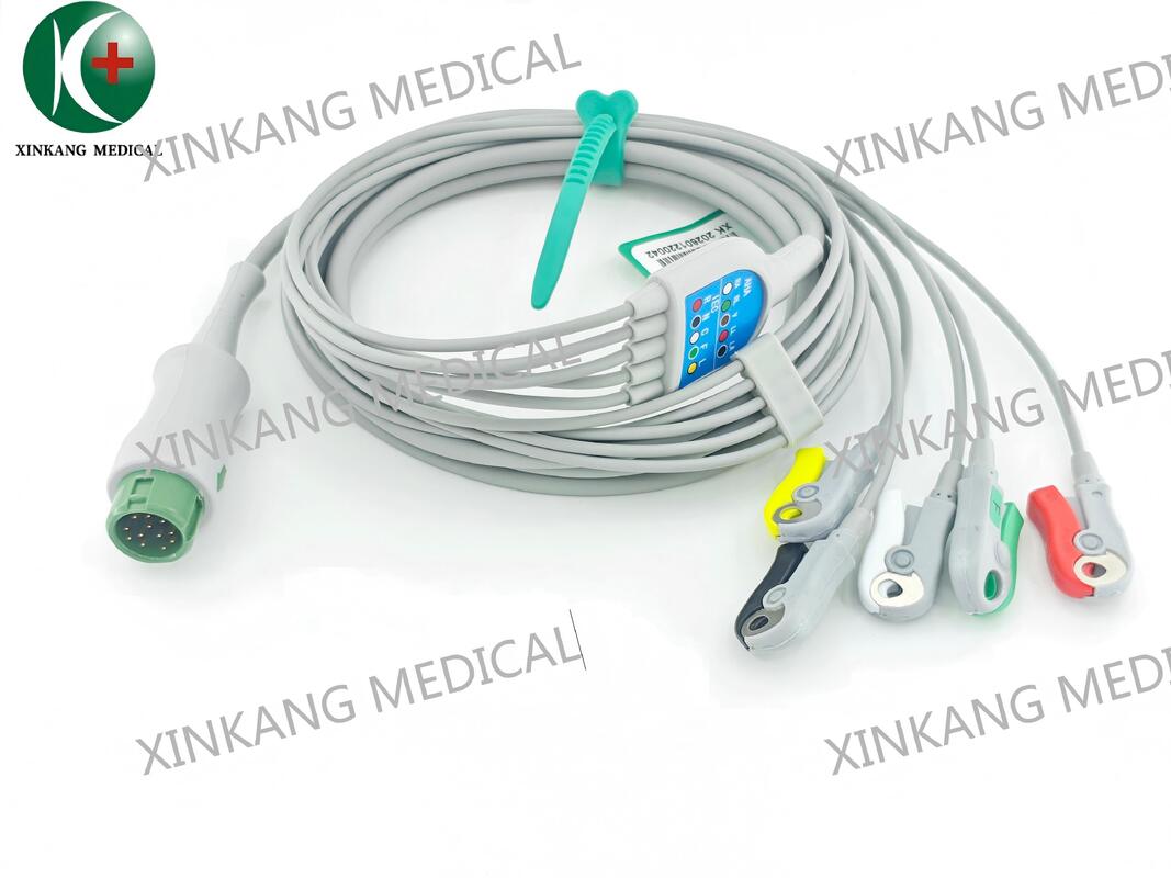 Compatible with Mindray T5 12P integrated five-lead clip with European standard IEC