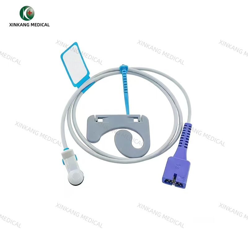 Compatible Nellcor 9 Pin Oximax Spo2 Sensor Adult Ear Clip 1M 