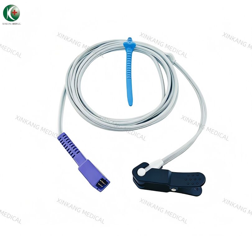 Compatible Nellcor 9Pin Direct Spo2 Sensor Adult Adult Ear Clip 2.8M