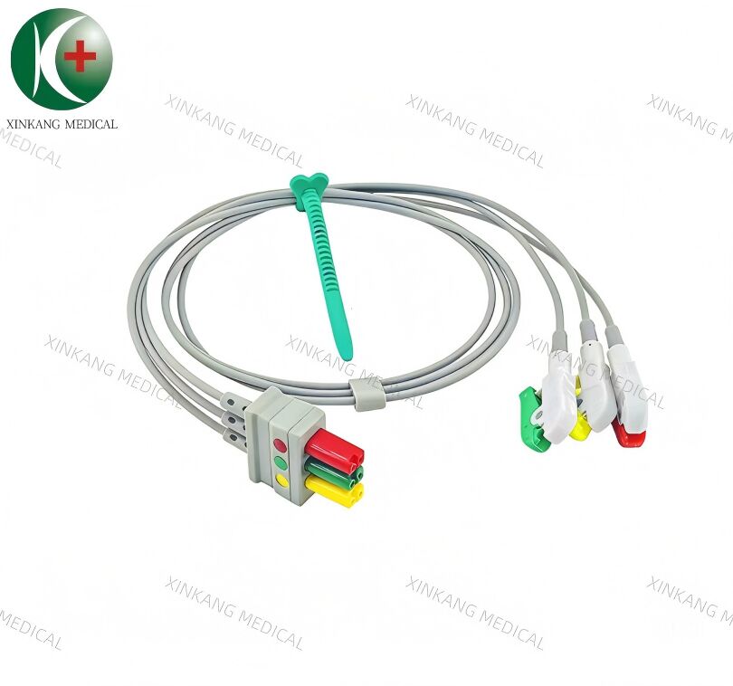 Compatible Mindray、Siemens 3 Lead ECG Leadwire Clip Type IEC