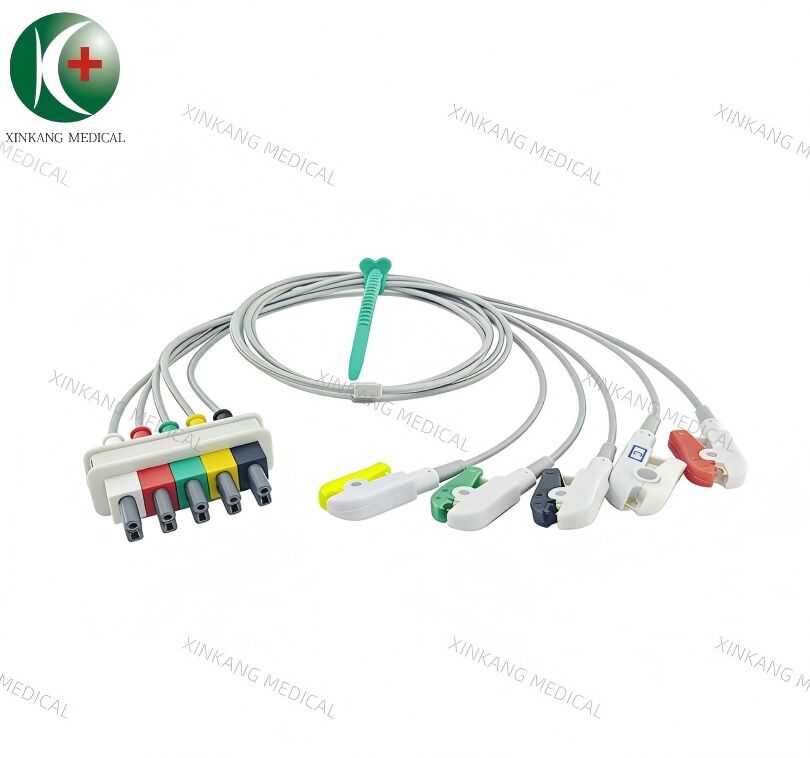 Compatible HP 5 Lead ECG Leadwire Clip Type IEC