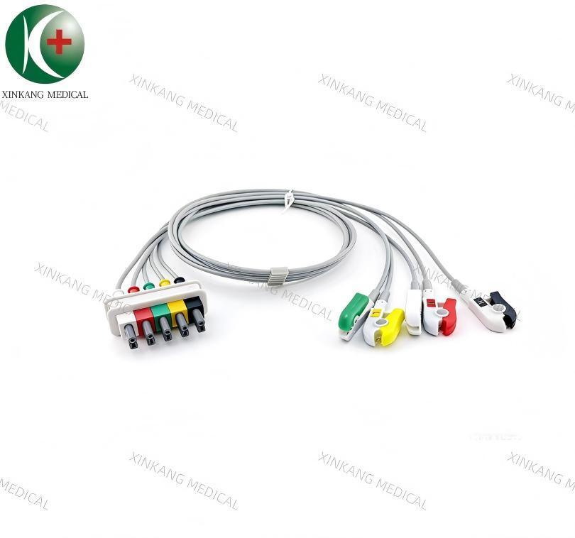 Compatible HP 5 Leads ECG Leadwire Clip Type IEC