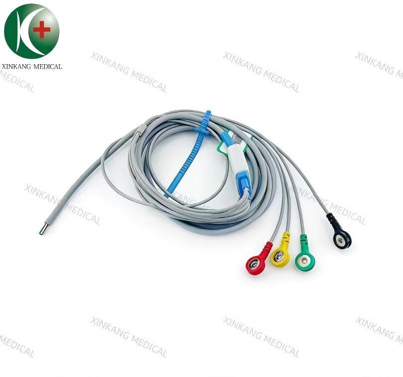 Half ECG Cable 5 Leads Snap Type IEC