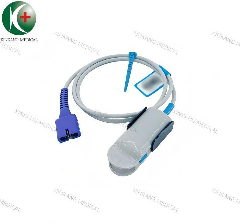 Compatible Nellcor Oximax 9 Pin Spo2 Sensor Adult Finger Clip 1M